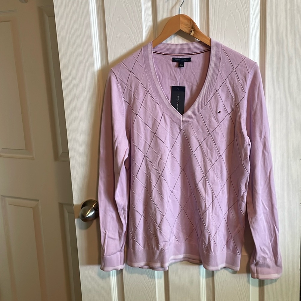 Very pretty Lilac cotton sweater